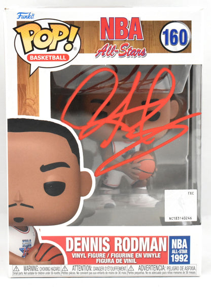 Dennis Rodman Autographed NBA All-Star Funko Pop #160