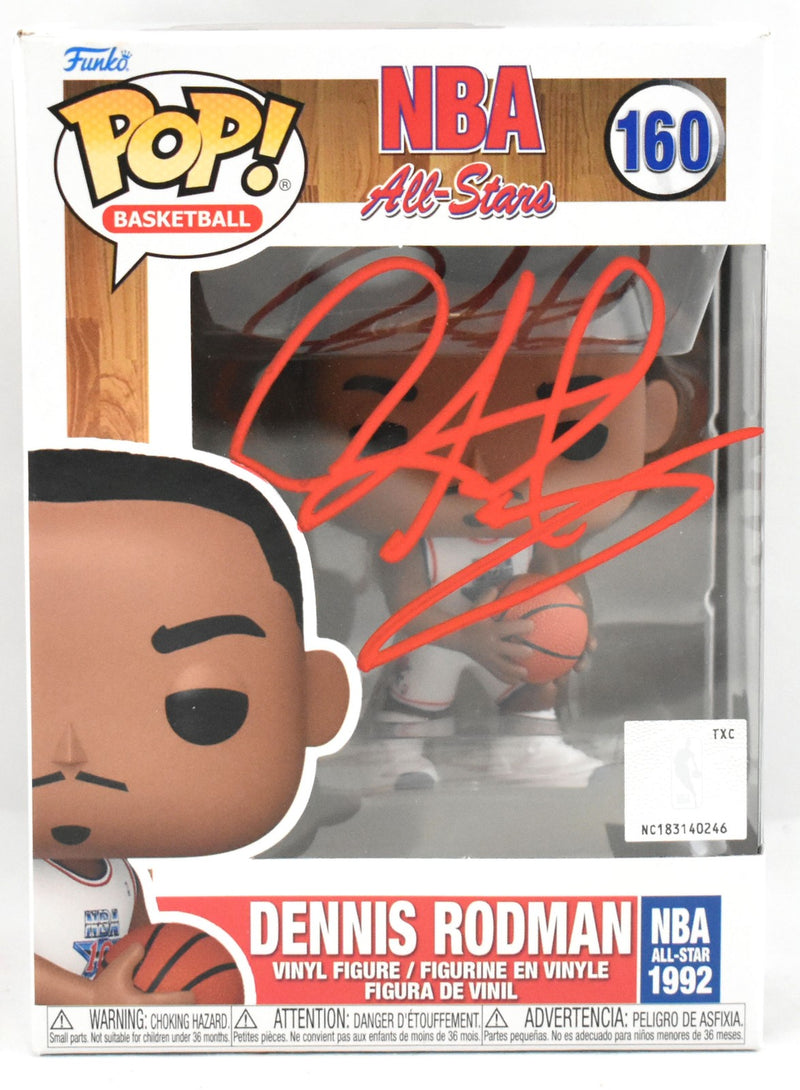 Dennis Rodman Autographed NBA All-Star Funko Pop #160