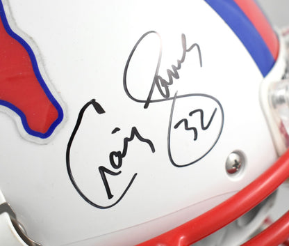 Eric Dickerson, Craig James & Lance McIlhenny Signed SMU Full Size Helmet