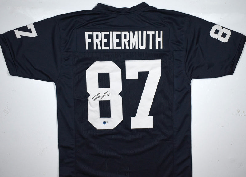 Pat Freiermuth Signed Blue Custom Jersey