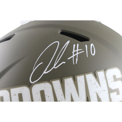 Quinshon Judkins Signed Cleveland Browns 2022 STS Full Size Helmet