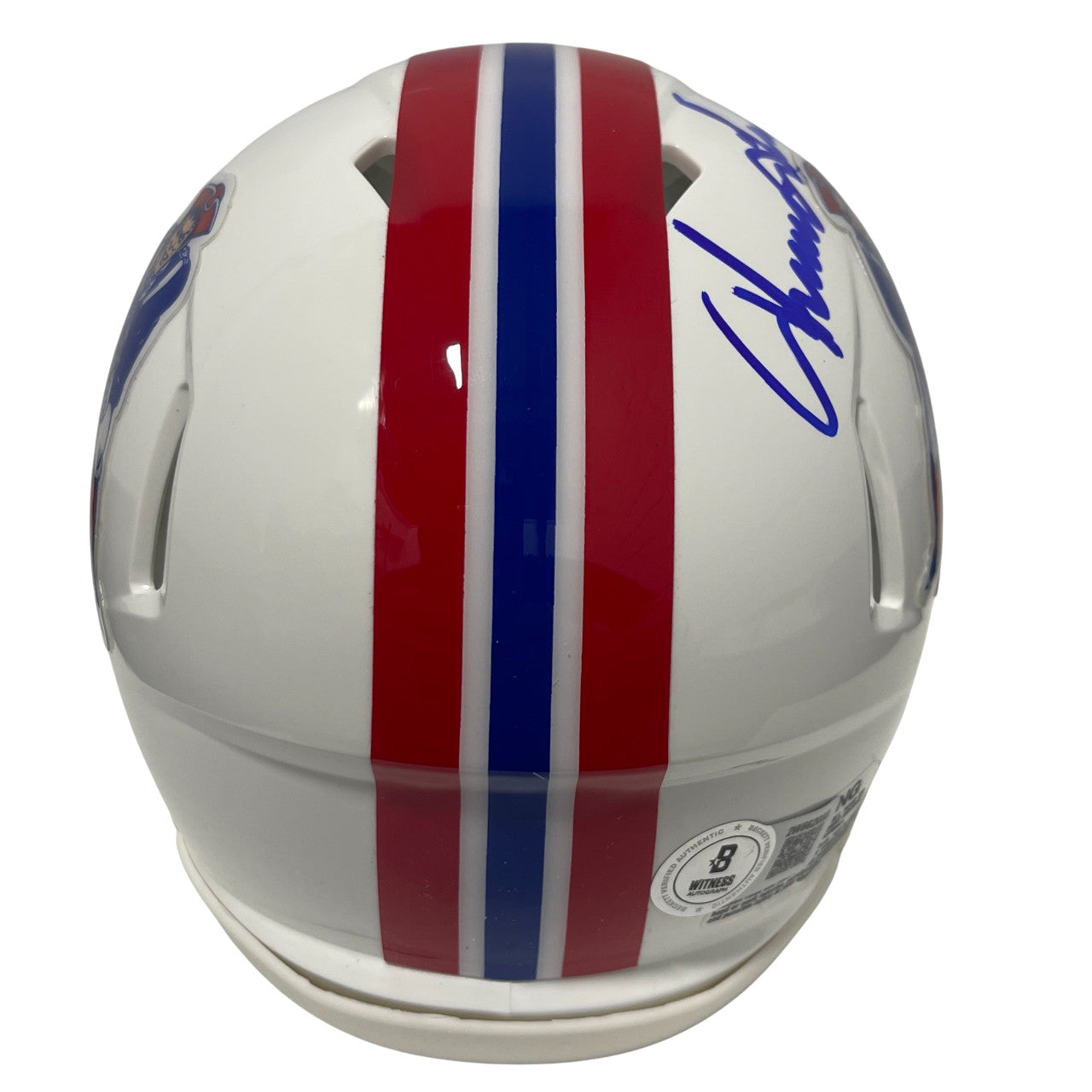 Irving Fryar Signed New England Patriots Throwback Mini Helmet (#1 Pick)