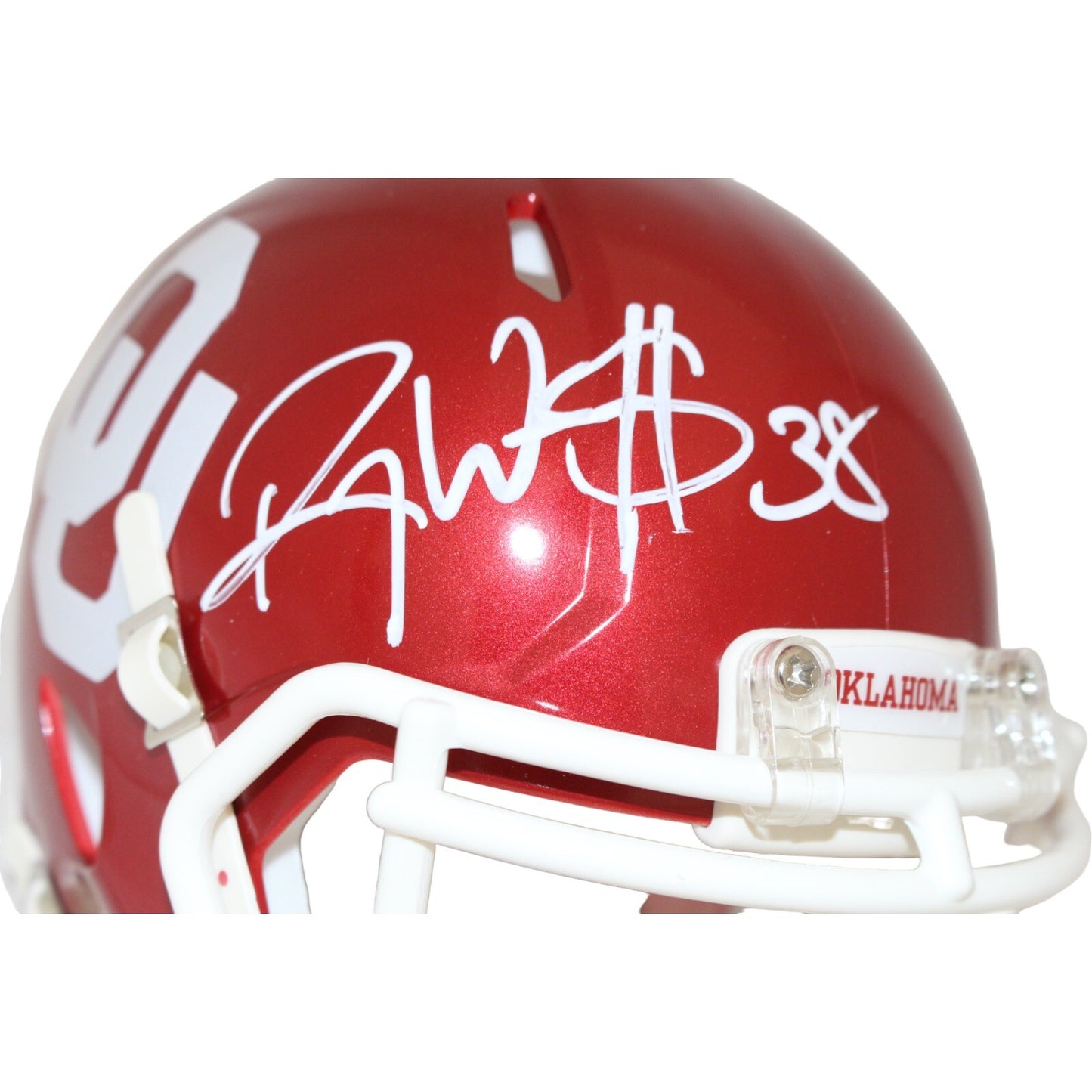 Roy Williams Oklahoma Sooners Autographed Mini Helmet (Beckett BAS)