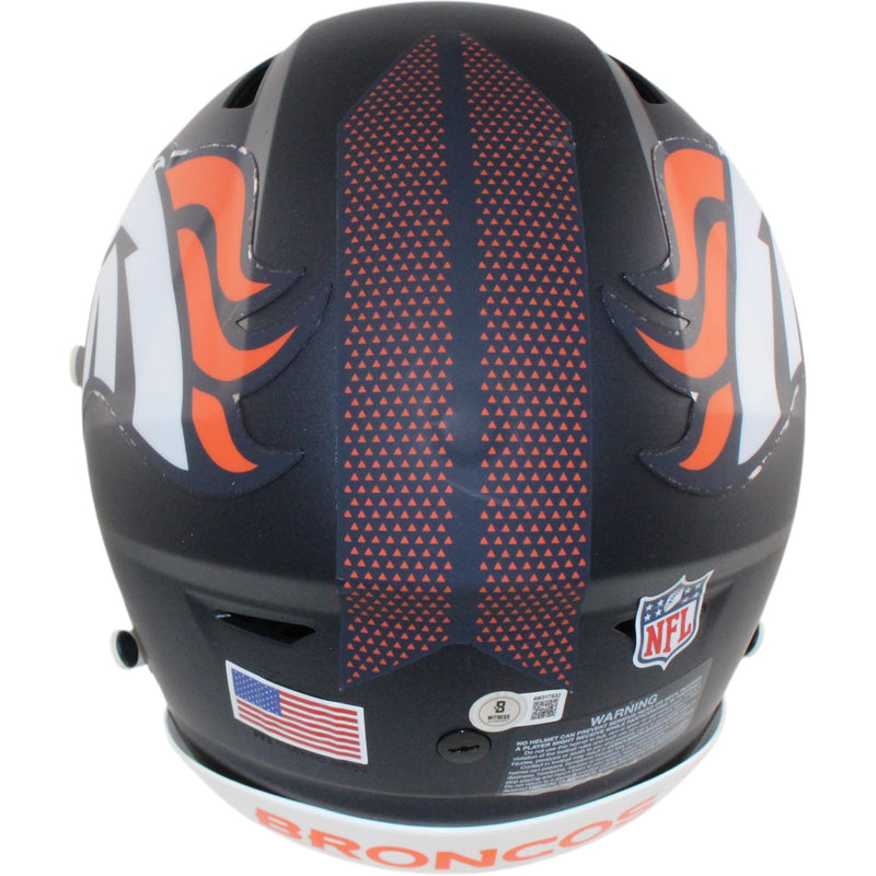 Bo Nix Autographed Denver Broncos SpeedFlex Full Size Helmet