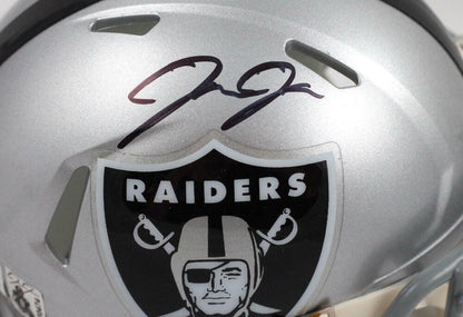Josh Jacobs Signed Las Vegas Raiders Speed Mini Helmet