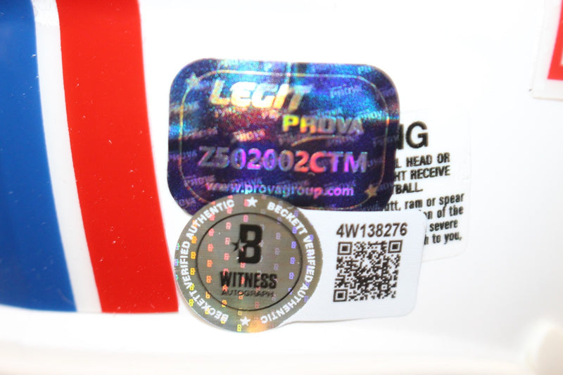 Robert Brazile Signed Houston Oilers Throwback Mini Helmet (HOF Inscription)