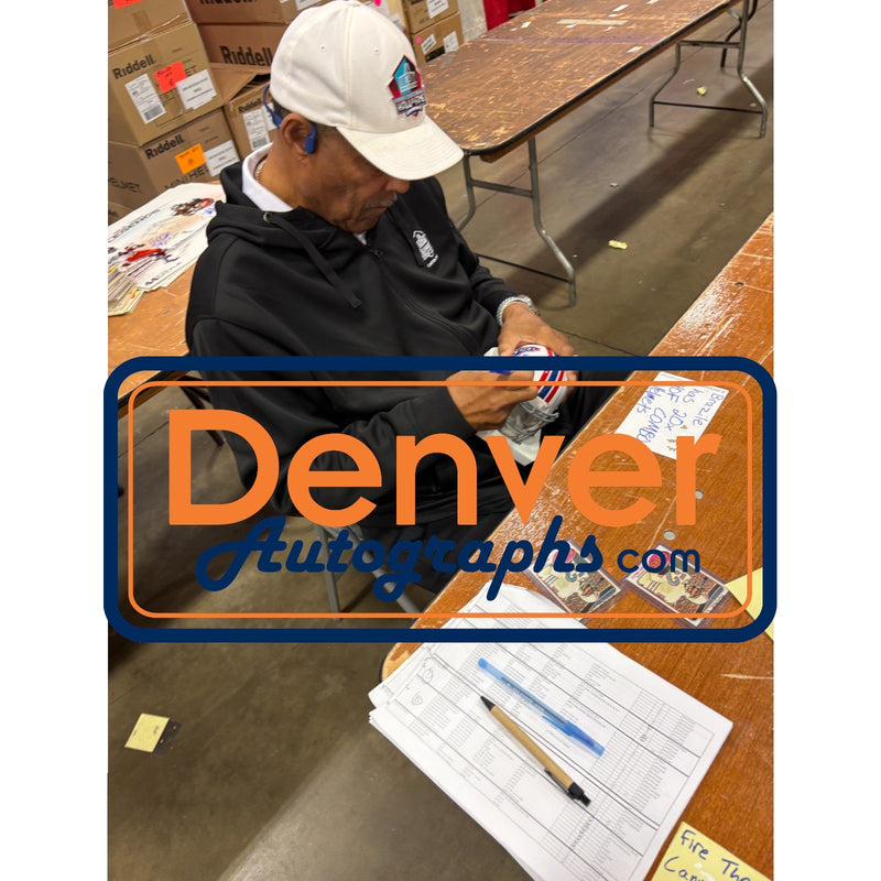 Robert Brazile Signed Houston Oilers Throwback Mini Helmet (HOF Inscription)