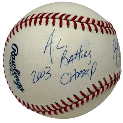 Bill Mueller Signed Boston Red Sox ROMLB Baseball (3 Inscriptions)