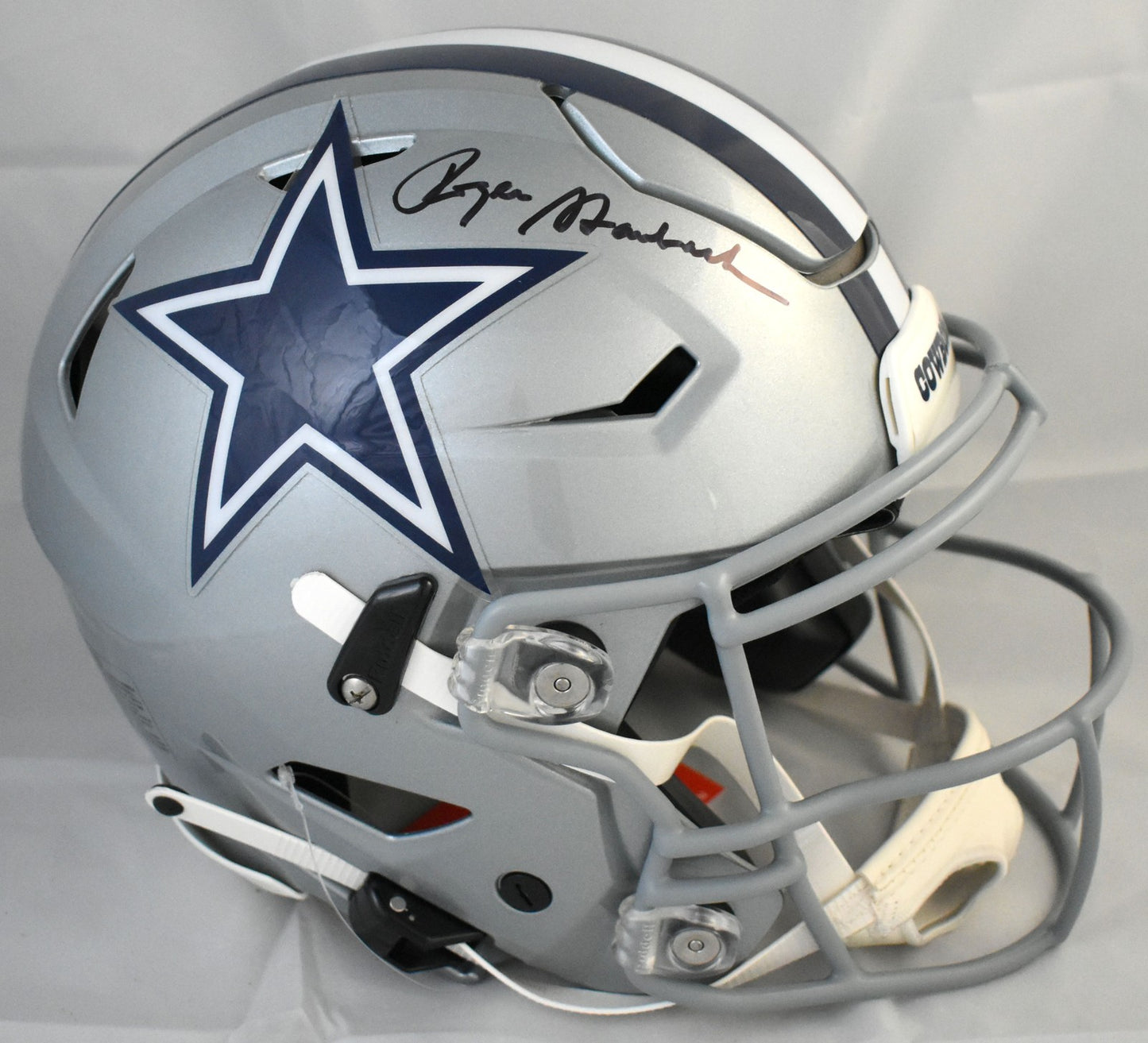 Roger Staubach Autographed Dallas Cowboys SpeedFlex Full Size Helmet