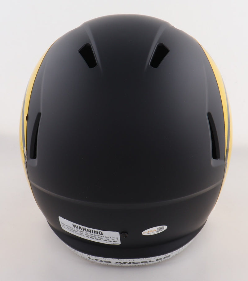 Kyren Williams Signed Los Angeles Rams Rivalries Replica Helmet