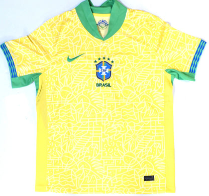 Gabriel Martinelli Autographed Brazil Home Soccer Jersey