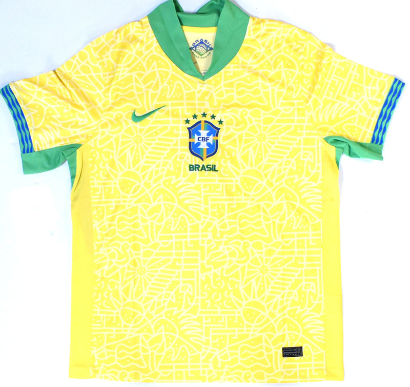 Gabriel Martinelli Autographed Brazil Home Soccer Jersey
