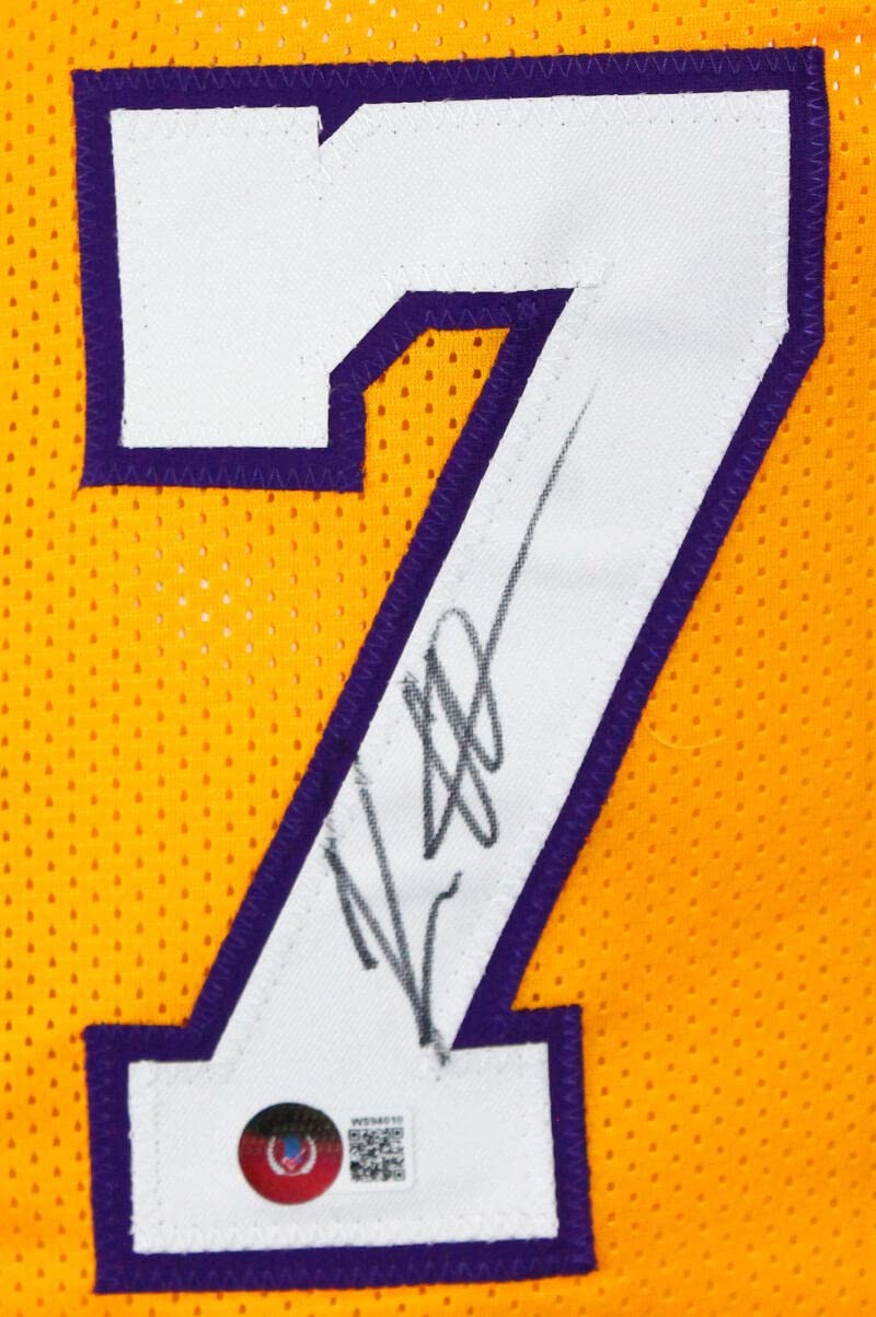 Ron Artest Autographed Los Angeles Lakers Custom Yellow Jersey
