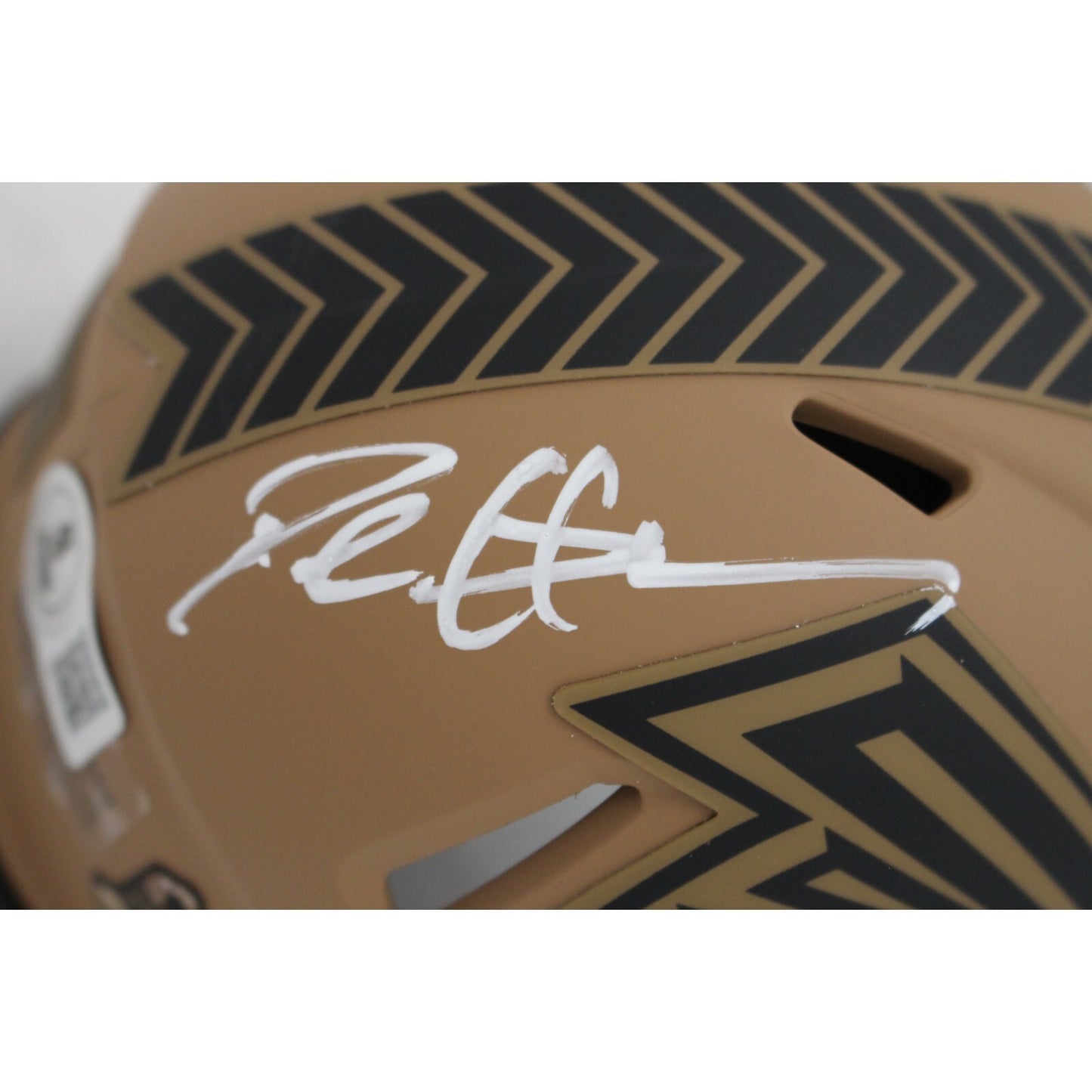 Deion Sanders Signed Atlanta Falcons 2023 Salute to Service Mini Helmet