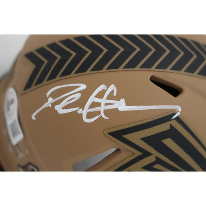 Deion Sanders Signed Atlanta Falcons 2023 Salute to Service Mini Helmet