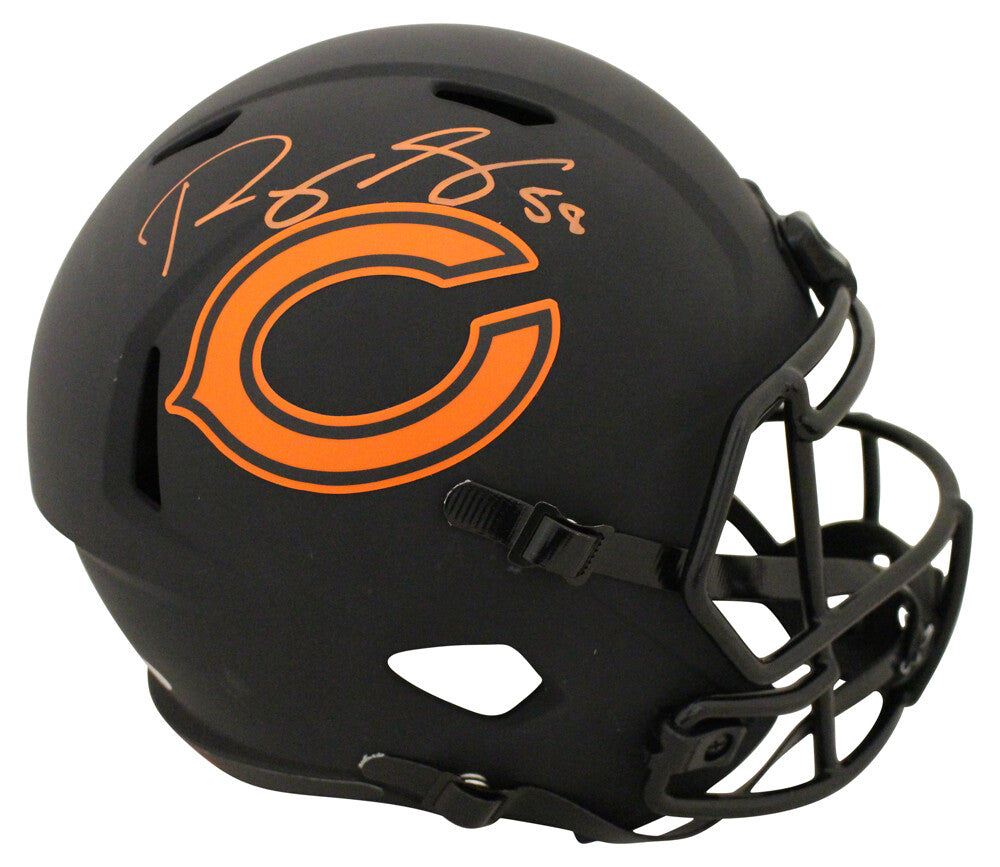 Roquan Smith Chicago Bears Autographed Full Size Eclipse Helmet