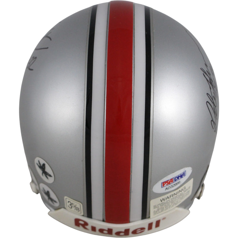 Jack Tatum & Pete Johnson Autographed Ohio State Buckeyes Mini Helmet