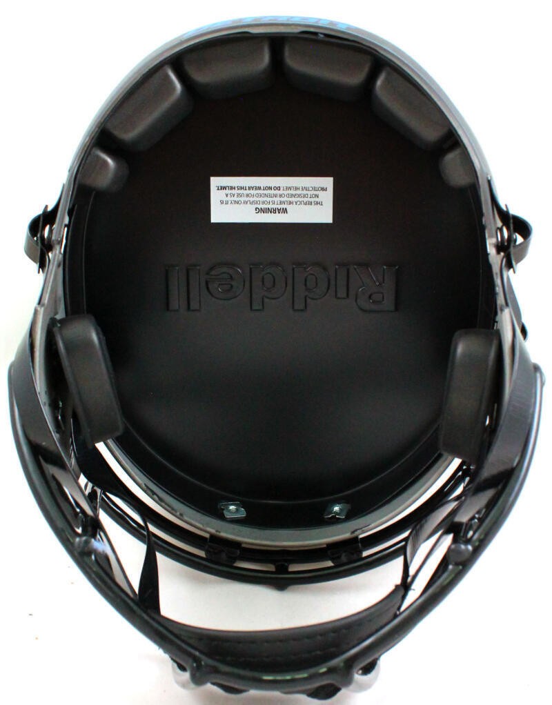 TJ Hockenson Signed Detroit Lions Full Size Eclipse Speed Helmet