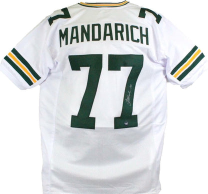Tony Mandarich Autographed White Custom Jersey