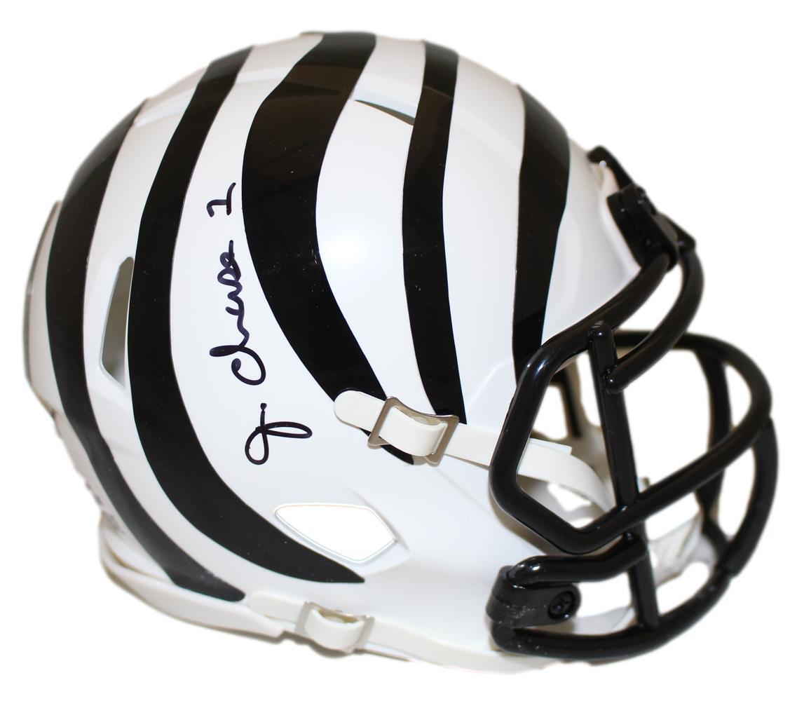 Ja'Marr Chase Cincinnati Bengals Autographed Alternate Speed Mini Helmet