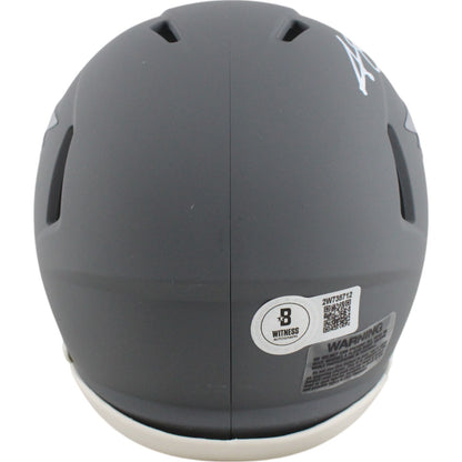 AJ Brown Signed Philadelphia Eagles Slate Mini Helmet