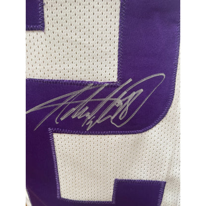 Adrian Peterson Autographed Minnesota Vikings Pro Style White Jersey