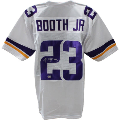 Andrew Booth Jr Autographed White Pro Style Jersey (Beckett)