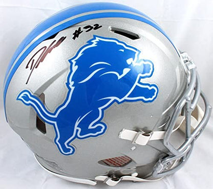 D'Andre Swift Signed Detroit Lions Full Size Speed Authentic Helmet