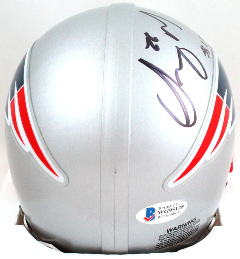 Sony Michel Signed New England Patriots Mini Helmet (SB Champs Inscription)