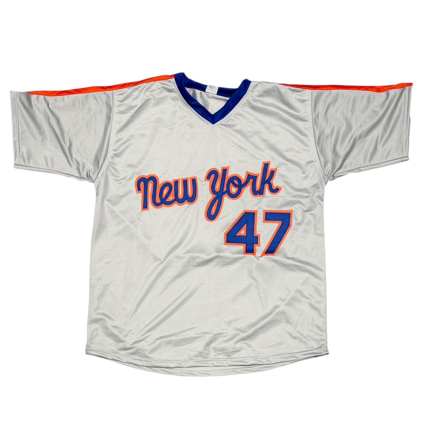 Jesse Orosco Signed New York Mets Custom Jersey 86 WSC (JSA COA)