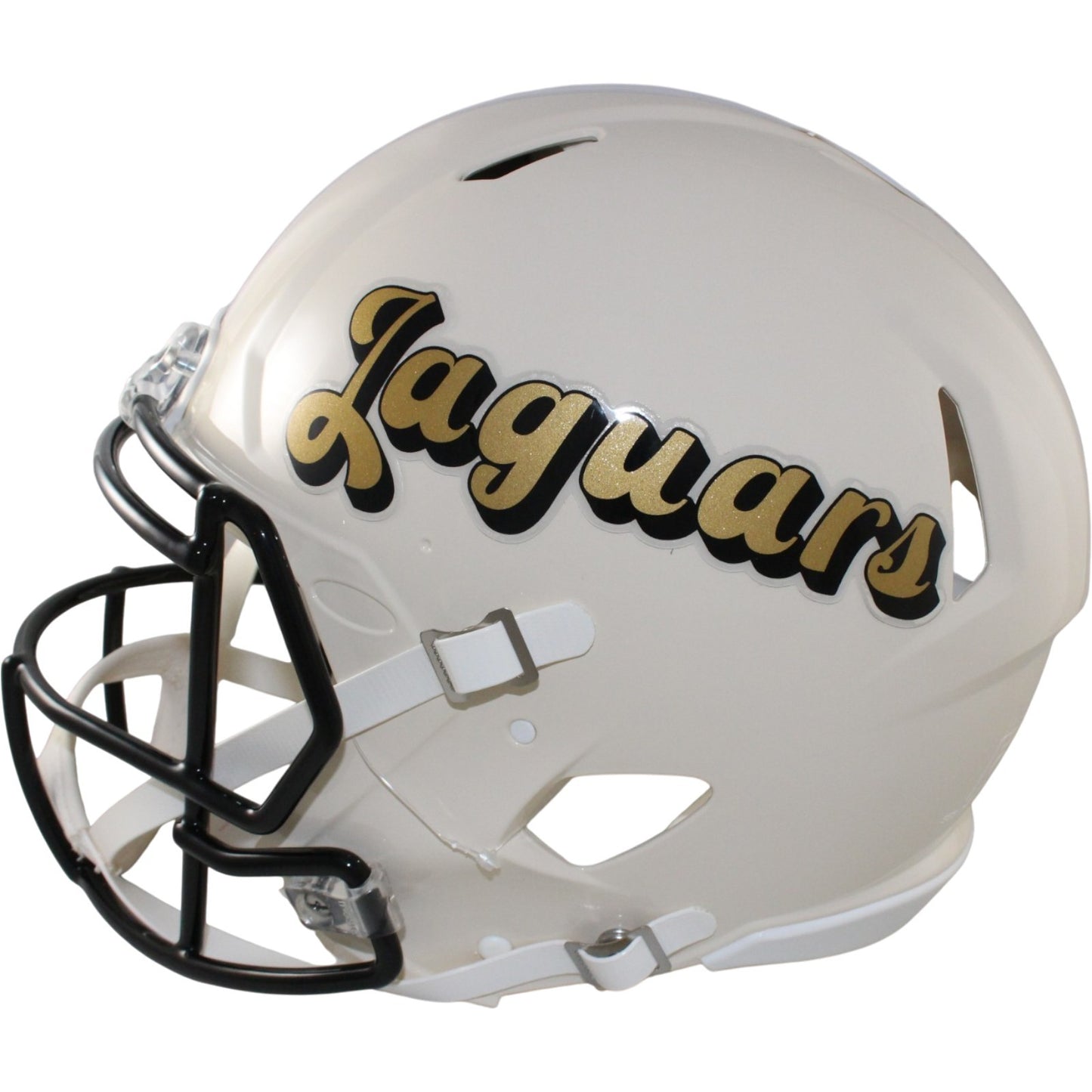 Travis Hunter Signed Jacksonville Jaguars Full Size Authentic Retro Helmet
