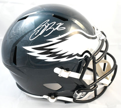 Saquon Barkley Autographed Philadelphia Eagles Full Size Speed Helmet