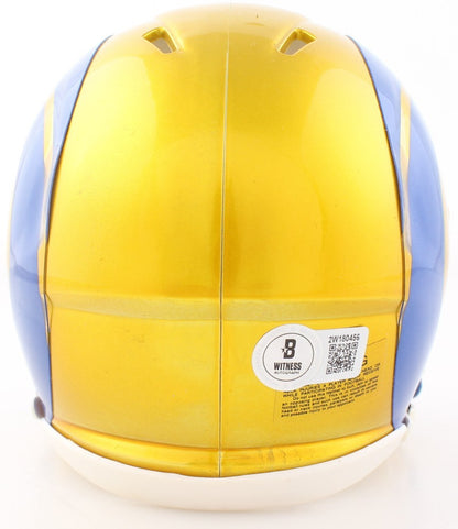 Orlando Pace Autographed Los Angeles Rams Flash Mini Helmet