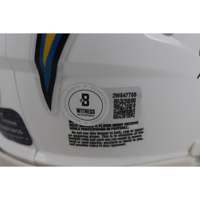 Antonio Gates San Diego Chargers Autographed Throwback Mini Helmet (HOF)