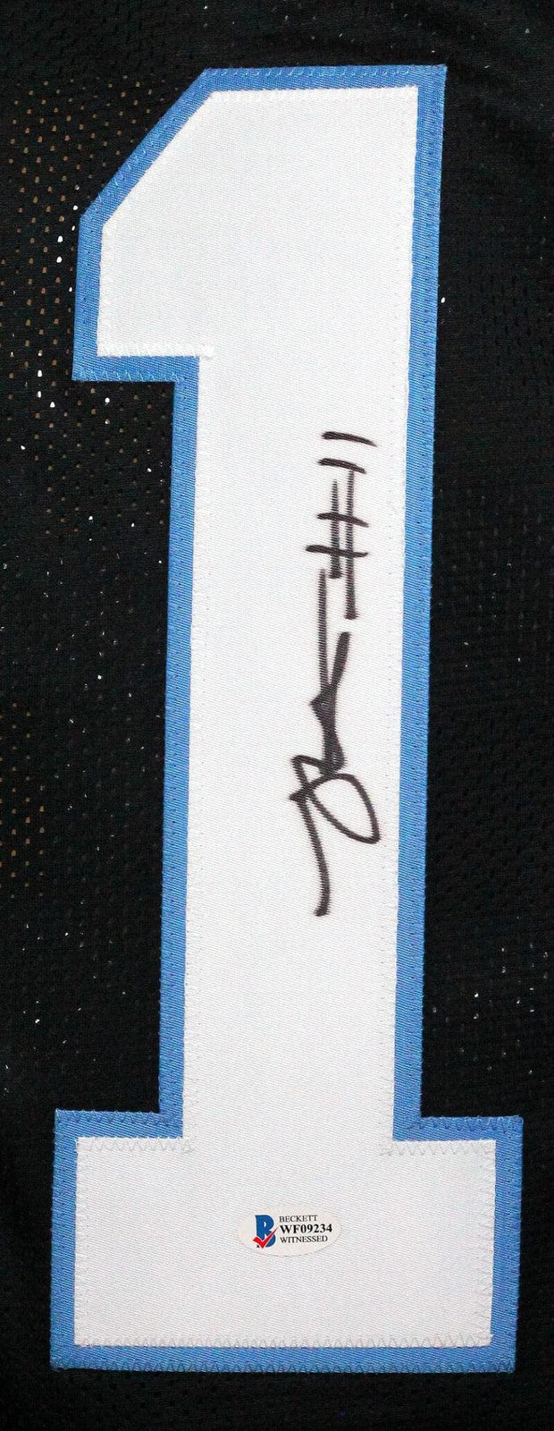 Robby Anderson Signed Black Custom Football Jersey