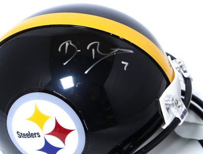 Ben Roethlisberger Signed Pittsburgh Steelers Silver Mini Helmet