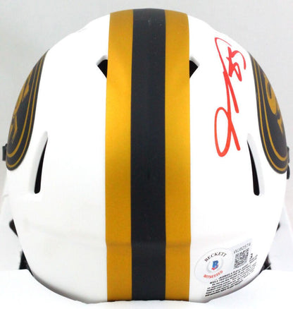 Vernon Davis Signed San Francisco 49ers Lunar Speed Mini Helmet
