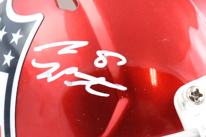 Sam LaPorta & George Kittle Signed Flash Speed Mini Helmet