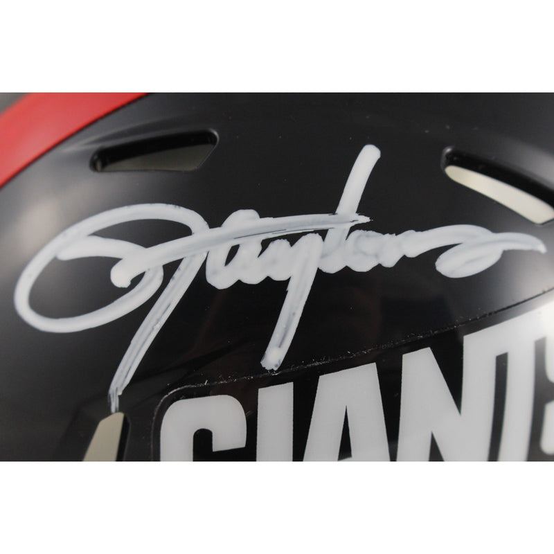 Lawrence Taylor Signed New York Giants Throwback Speed Mini Helmet