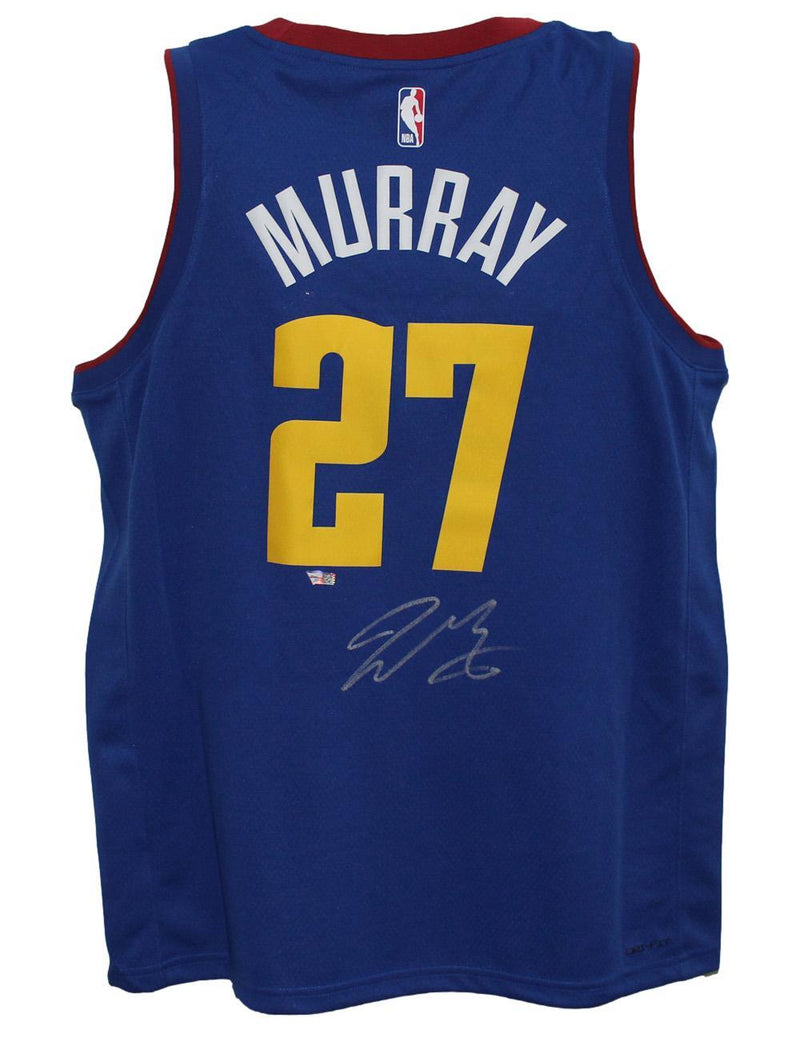 Jamal Murray Autographed Denver Nuggets Blue Dri-Fit XL Jersey