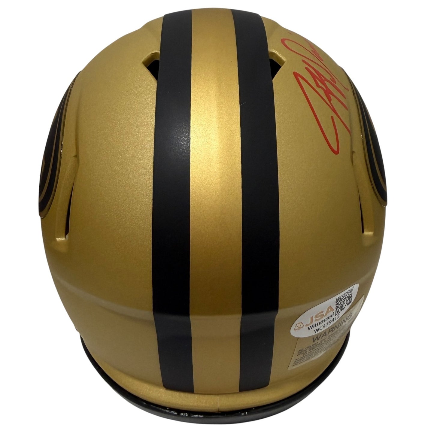 Jeff Garcia Signed San Francisco 49ers Riddell Rave Mini Helmet JSA