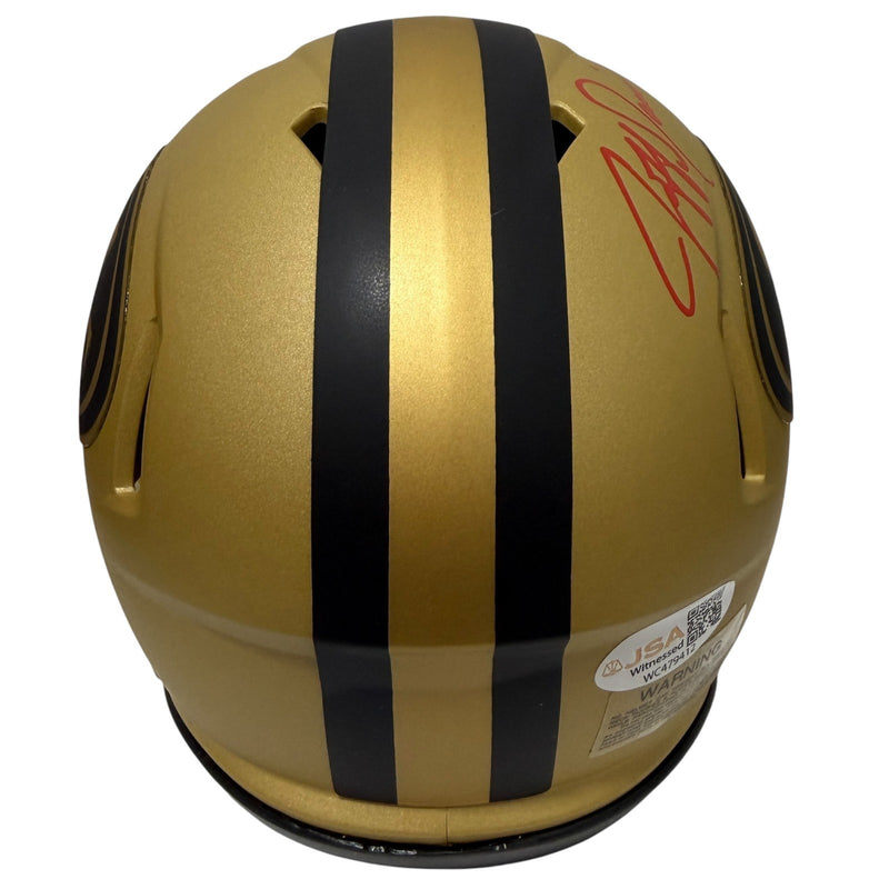 Jeff Garcia Signed San Francisco 49ers Riddell Rave Mini Helmet JSA