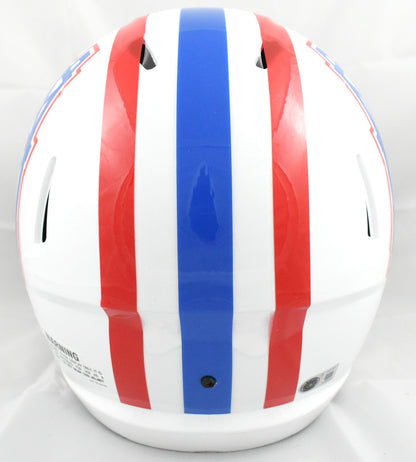 Warren Moon Signed Houston Oilers 1975-80 Throwback Full Size Speed Helmet