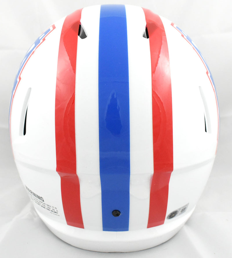 Warren Moon Signed Houston Oilers 1975-80 Throwback Full Size Speed Helmet