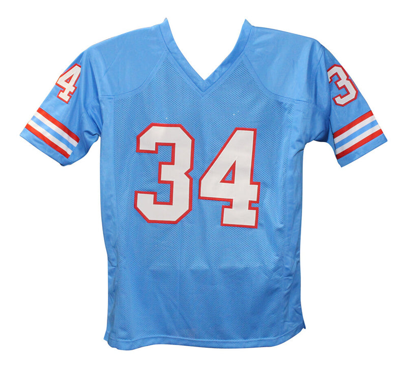 Earl Campbell Autographed Houston Oilers Style Custom Jersey