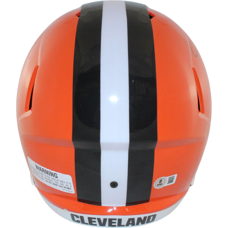 Nick Chubb Cleveland Browns Autographed Full Size Replica Speed Helmet