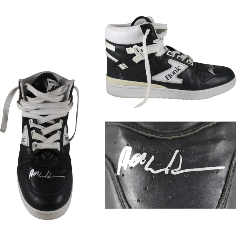 Hakeem Olajuwon Signed Houston Rockets Etonic Size 12 Shoe (Right)