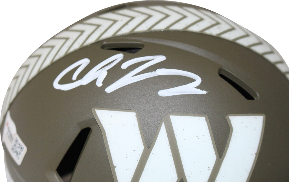 Chase Young Signed Washington Commanders Salute to Service Mini Helmet