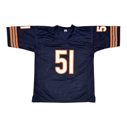 Dick Butkus Signed Chicago Bears Custom Jersey