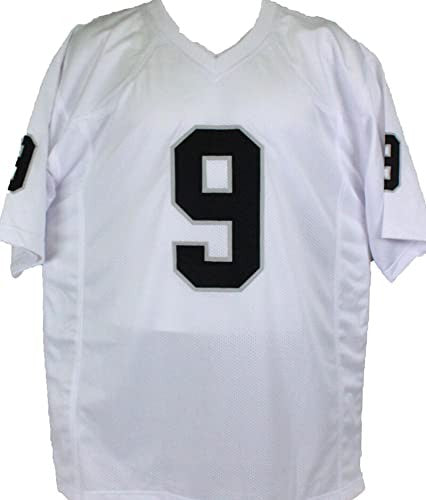 Shane Lechler Signed Custom White & Black Football Jersey